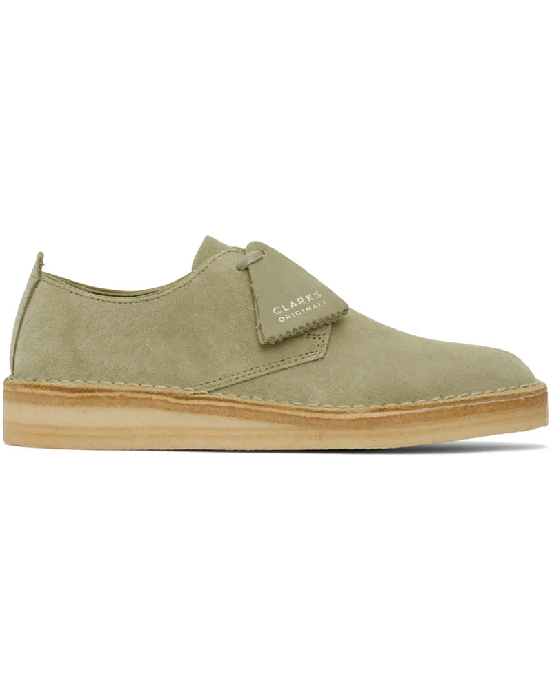 Clarks Beige Coal London Derbys Maple