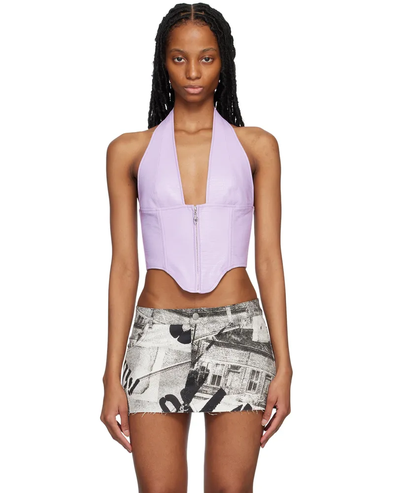 Miaou Purple Hannah Jewett Edition Mara Corset Lilac