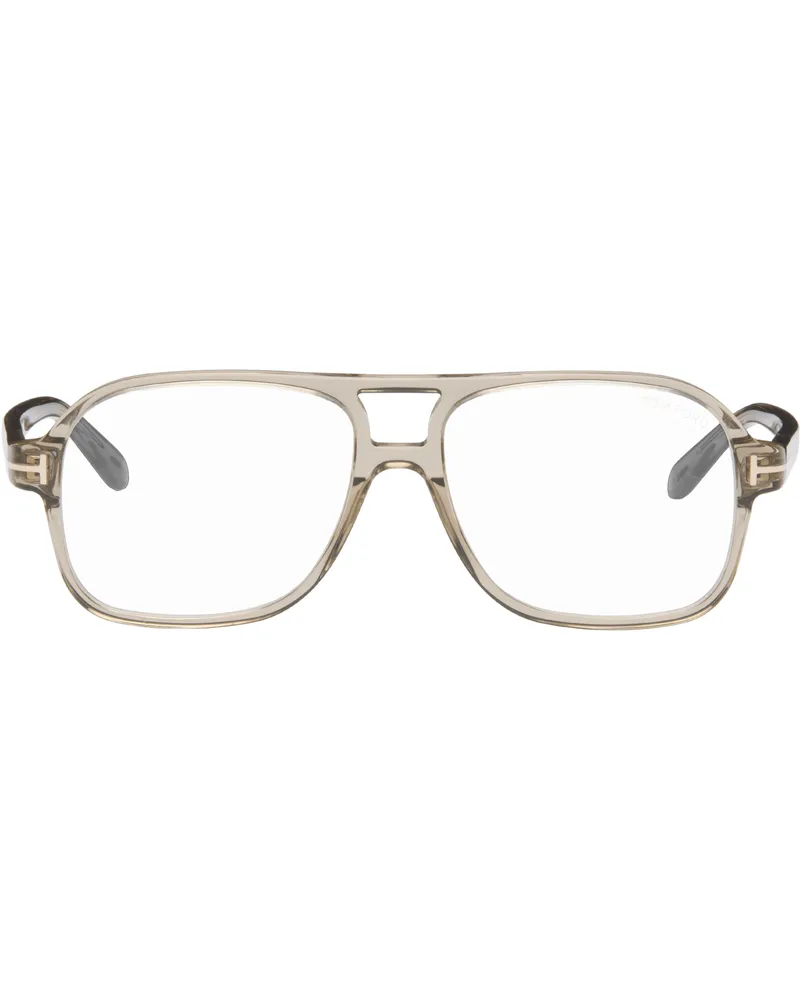 Tom Ford Brown Navigator Glasses 051