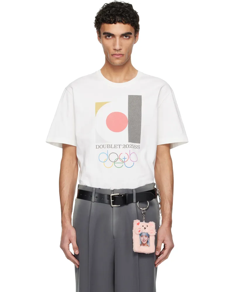 Doublet White 'DOUBLET2025SS' Logo T-shirt White