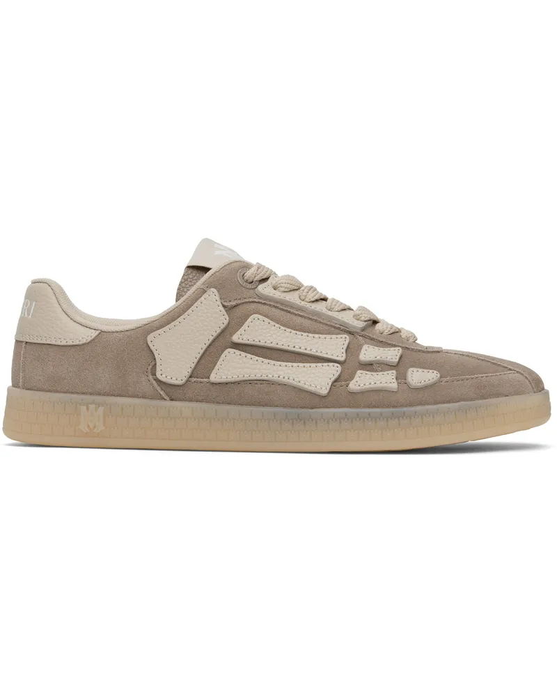 Amiri Brown Pacific Bones Sneakers Brown