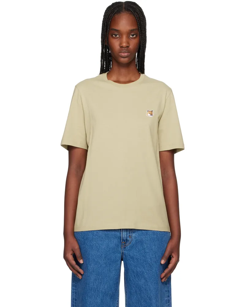 Kitsuné Green Fox Head Patch Regular T-shirt P357