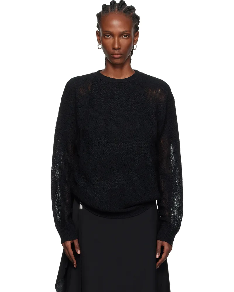 Ann Demeulemeester Black Lalla Oversize Sweater 099