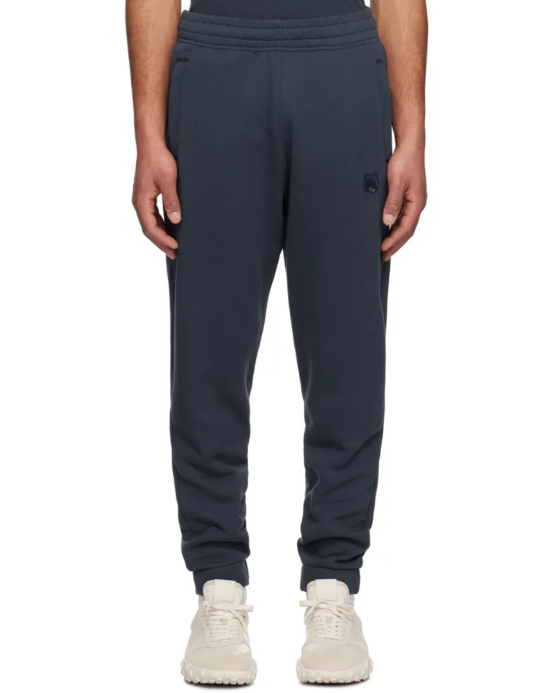 Kitsuné Navy Bold Fox Head Patch Comfort Jog Sweatpants P476