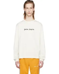 Palm Angels Off-White Printed Long Sleeve T-Shirt Off