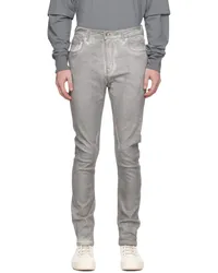 DRKSHDW by Rick Owens Off-White Porterville Detroit Cut Jeans Pearl