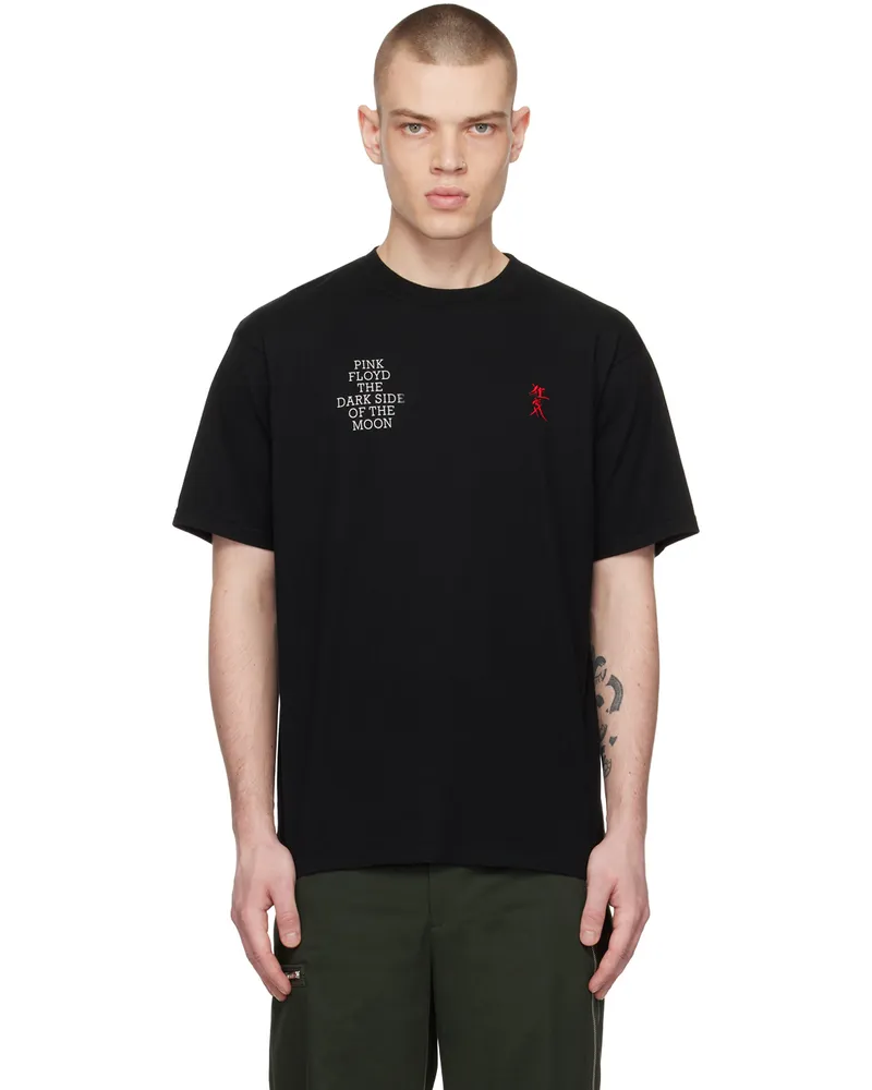 Undercover Black Embroidered T-Shirt Black
