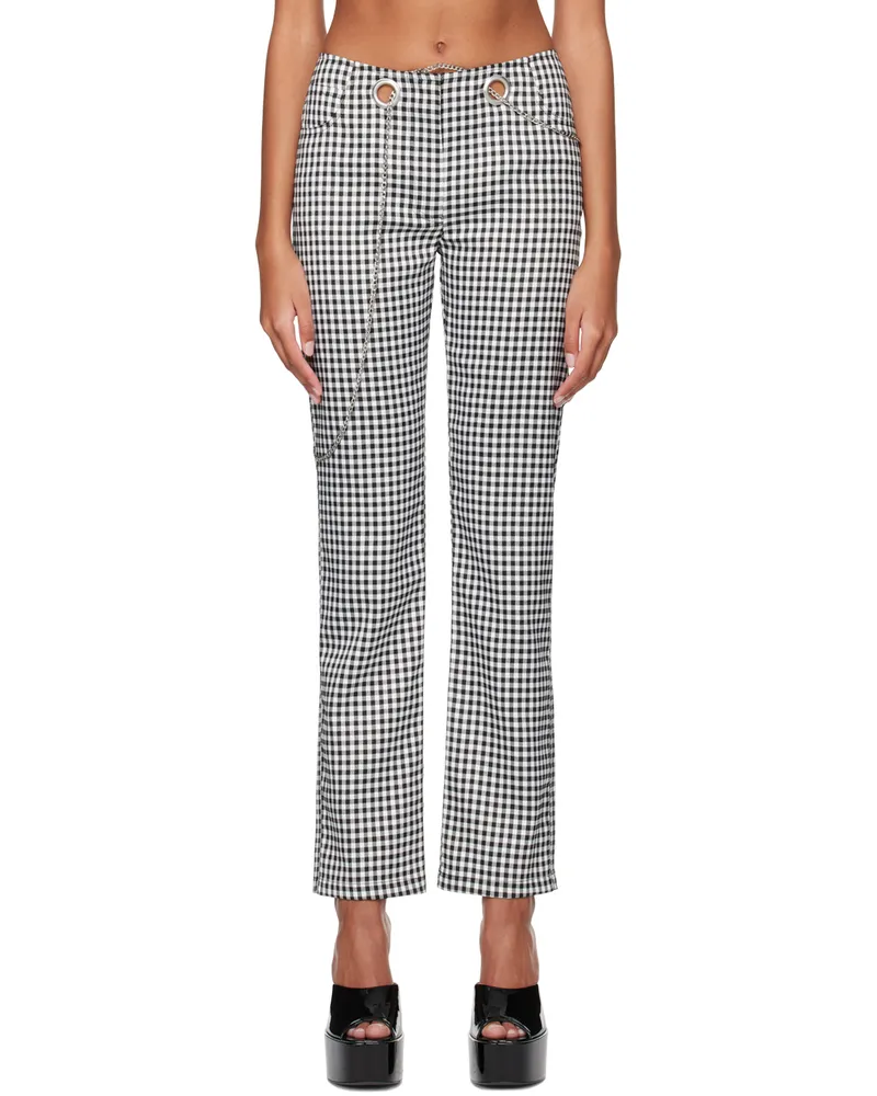 Miaou SSENSE Work Capsule – Black & White Tommy Trousers Ondine