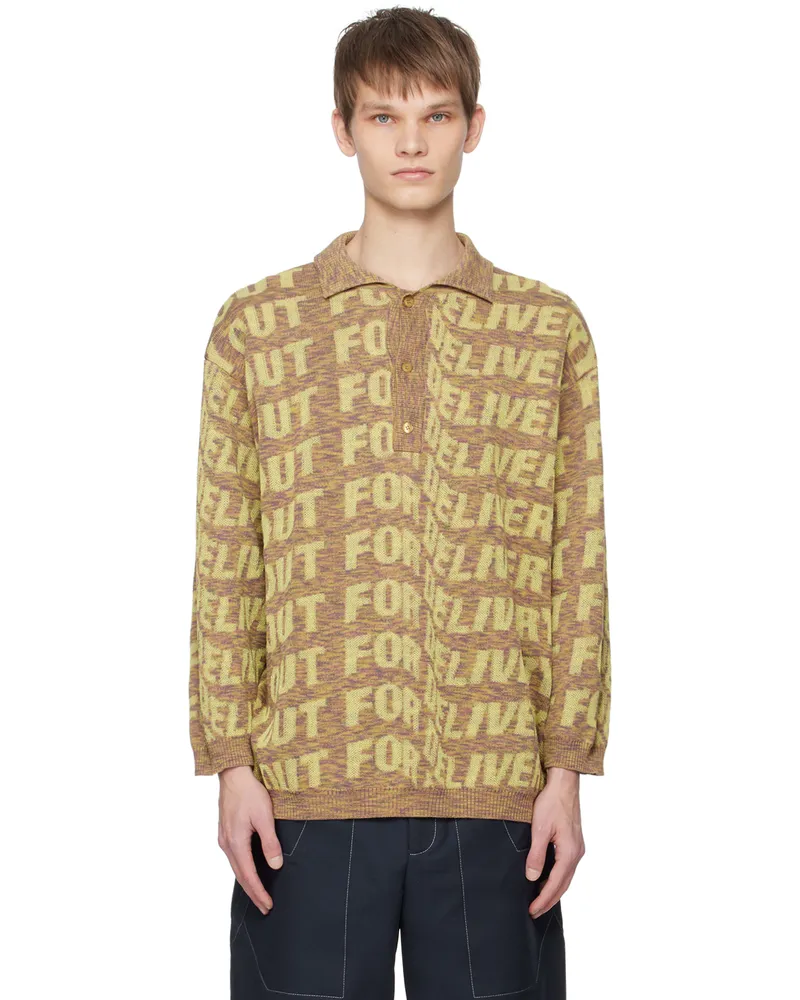 Henrik Vibskov Beige Delivery Polo Yellow