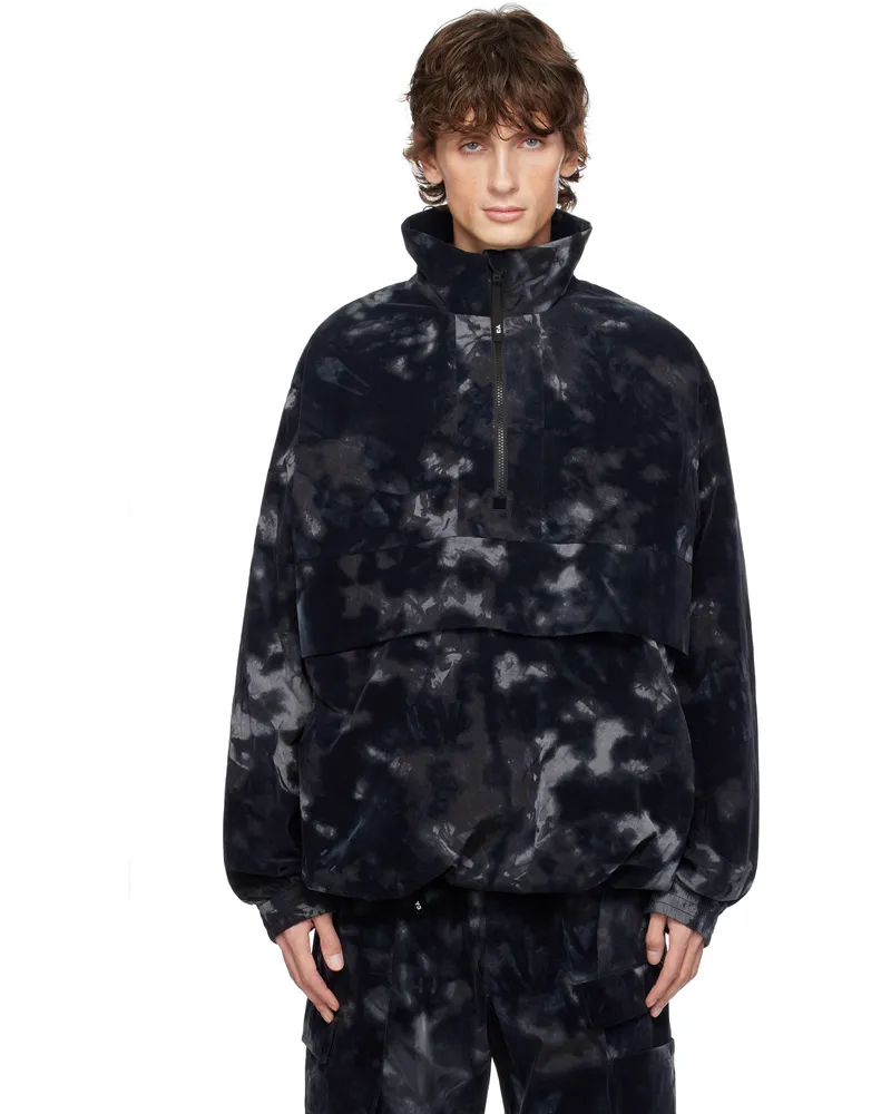 Y-3 Black 3-Stripes Nylon Shell Jacket Black