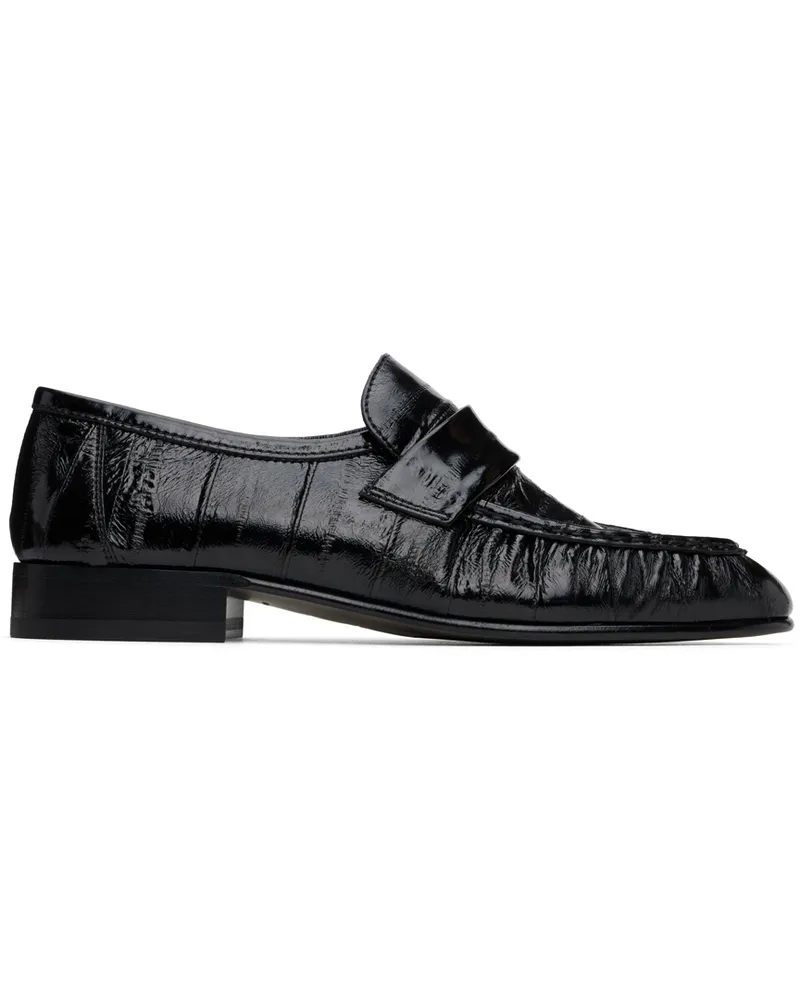 The Row Black Soft Loafers Blk
