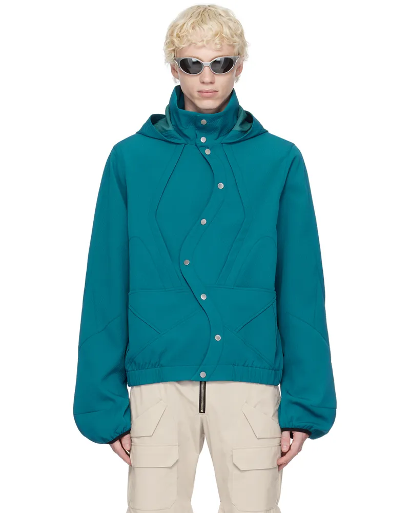 Uncertain Factor Blue Receiver Jacket Aquamarine