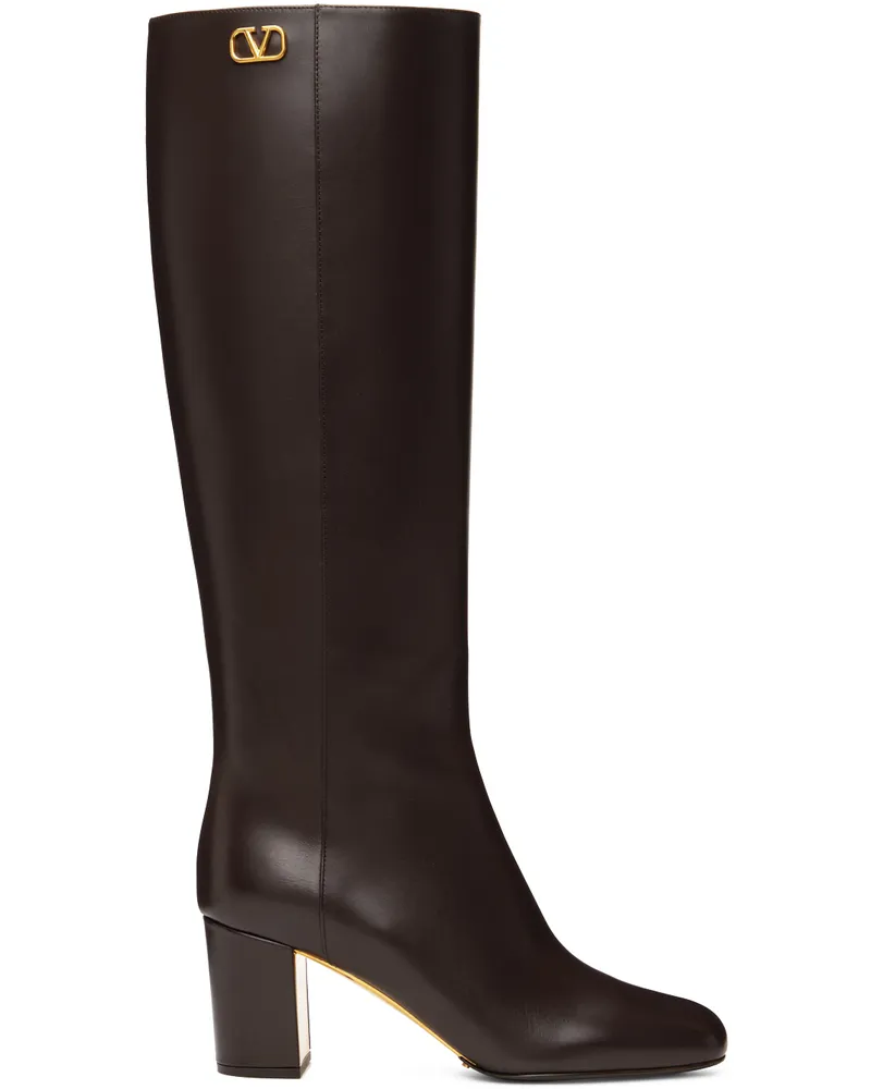 Valentino Garavani Brown Golden Walk Boots Nm8