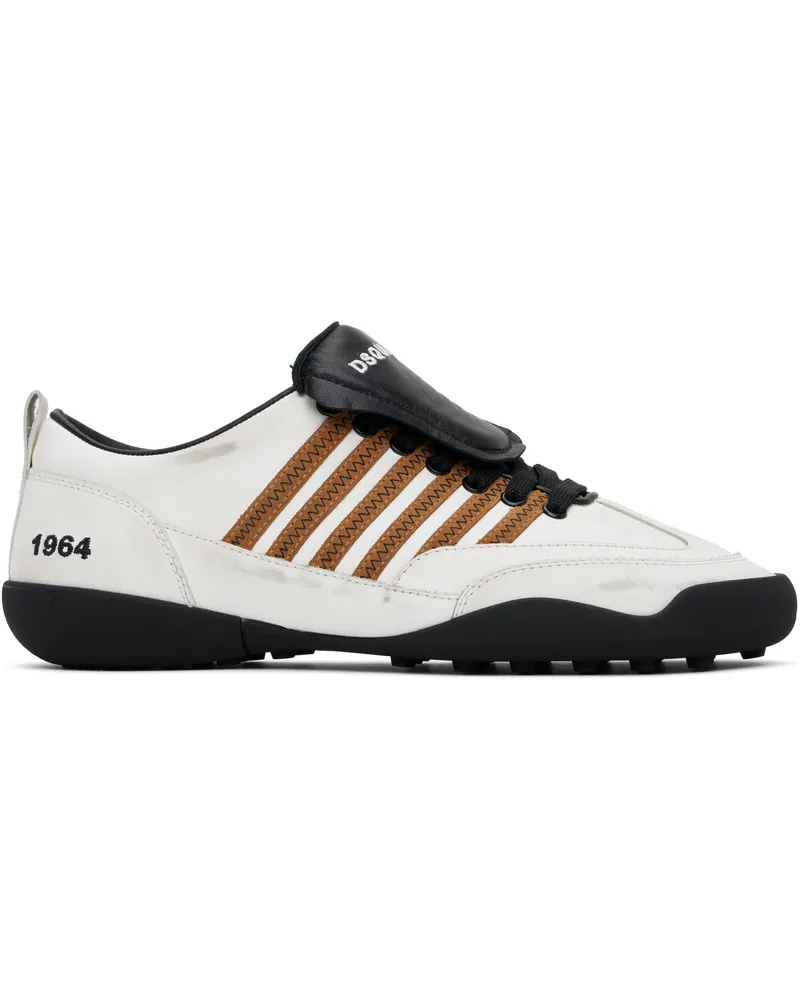 Dsquared2 White 'Dsquared2 Soccer' Sneakers Bianco