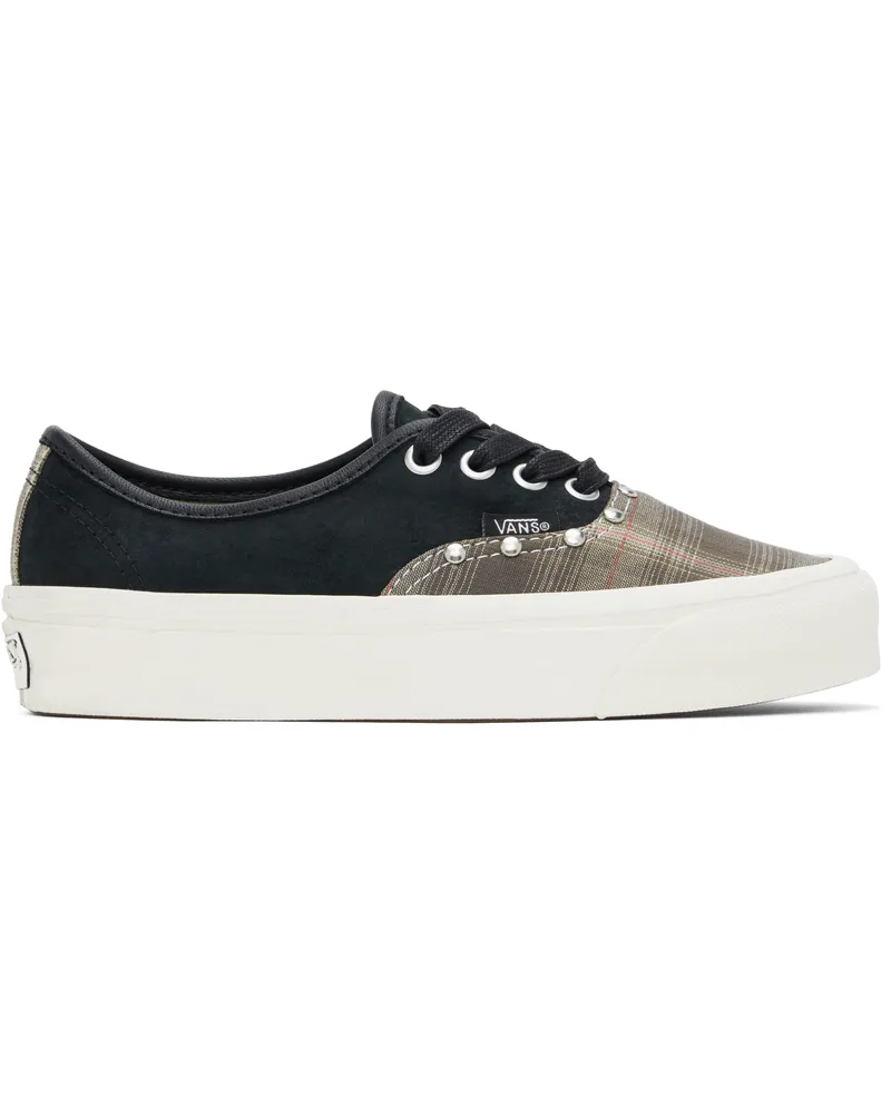 Vans Black & Khaki Premium Authentic 44 Sneakers Prep