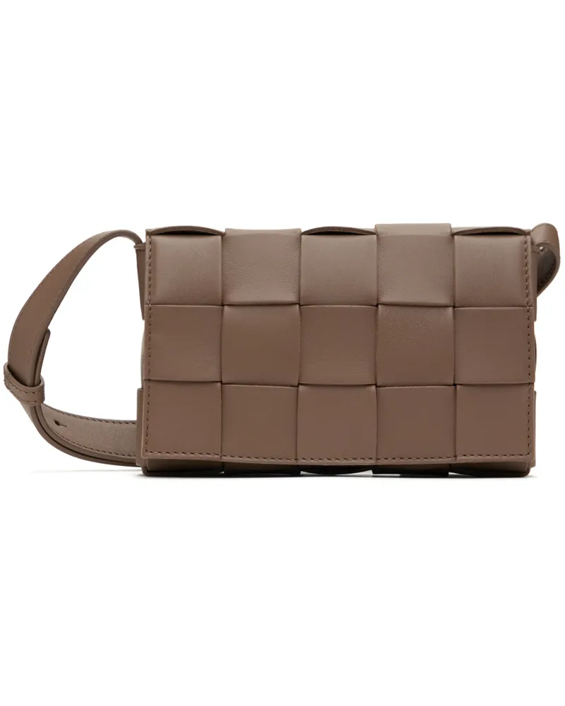 Bottega Veneta Taupe Small Cassette Bag 2560