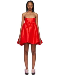 Kika Vargas Red Crie Minidress Red