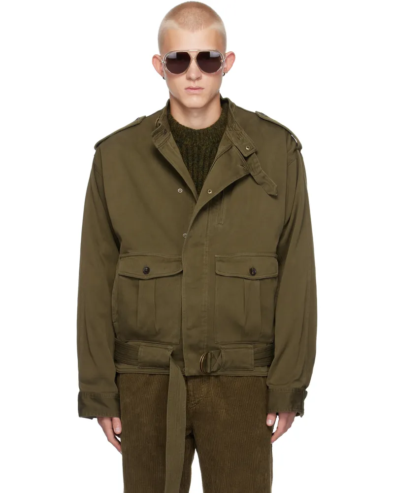 Isabel Marant Khaki Tomei Jacket 50bz