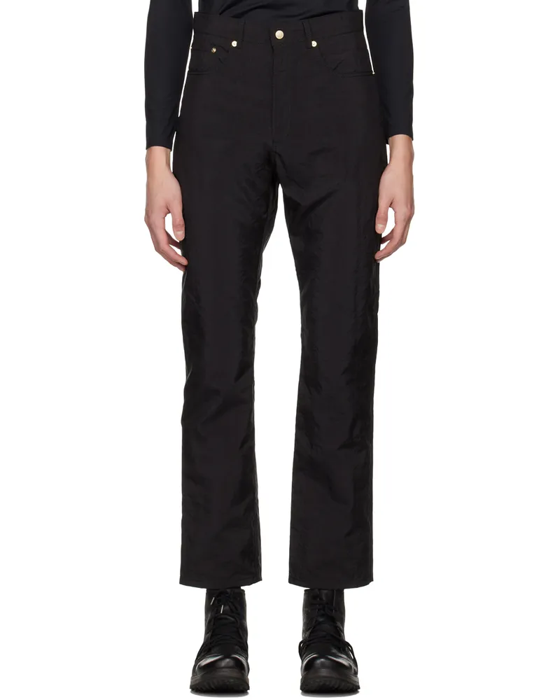 Kanghyuk SSENSE Exclusive Black Airbag Trousers Black