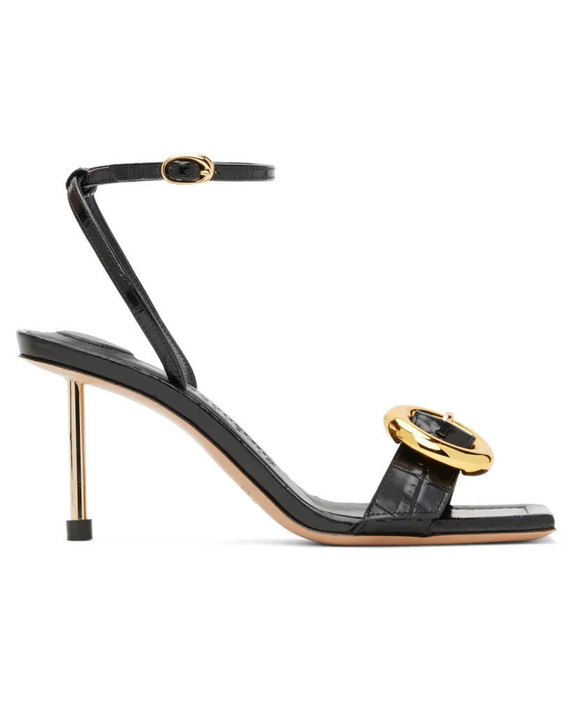 Jacquemus Black Les Sculptures 'Les sandales Regalo' Heeled Sandals 990