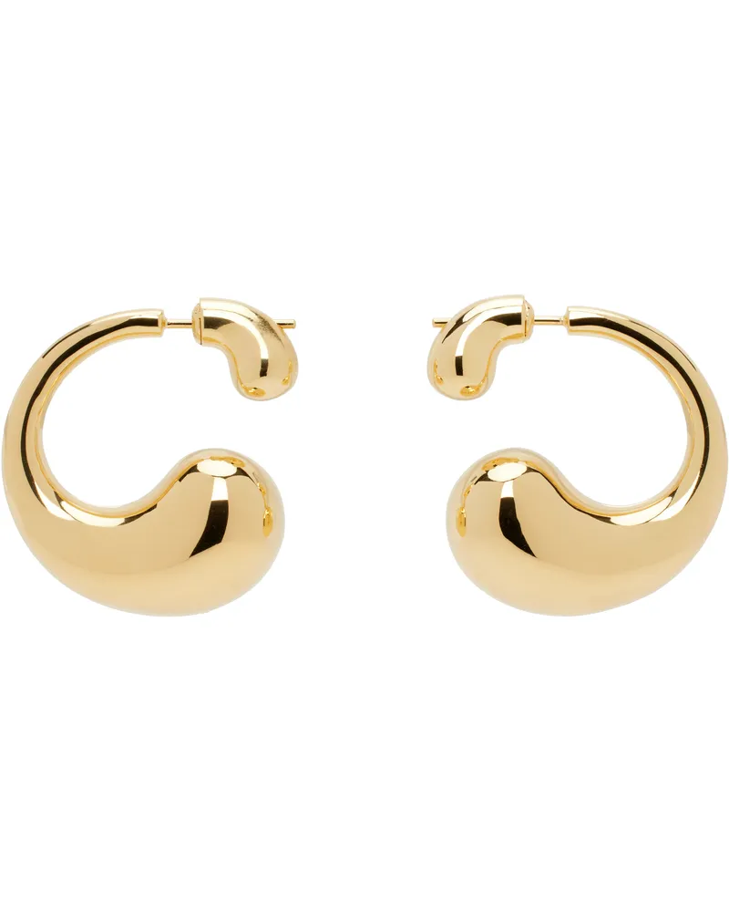 Bottega Veneta Gold Drop Earrings 8120