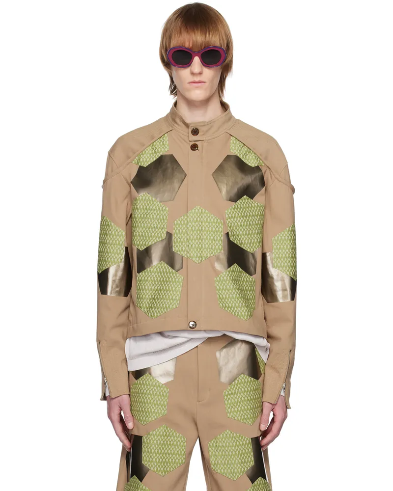 KIKO KOSTADINOV Beige Danh Jacket Camel