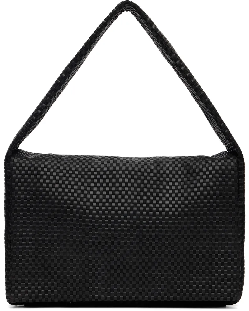 St. Agni Black Lattice Everyday Satchel Black