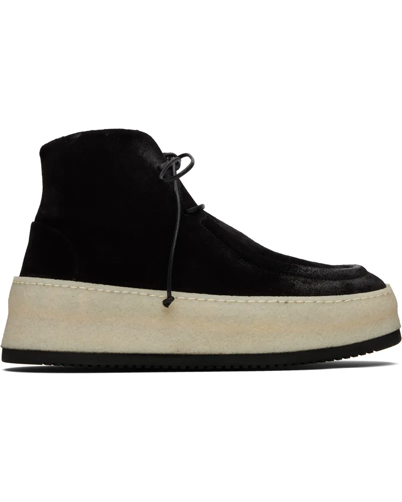 Marsèll Black Parapana Ankle Boots Black