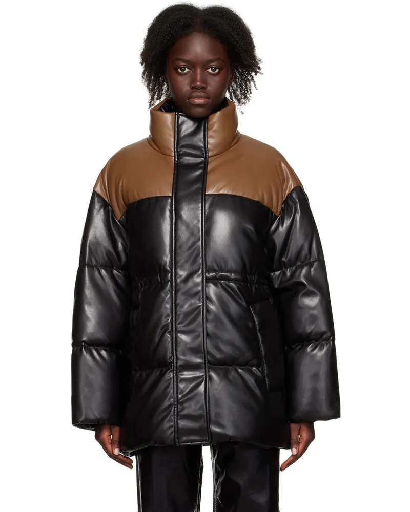 STAND Black Milani Faux-Leather Jacket 88500
