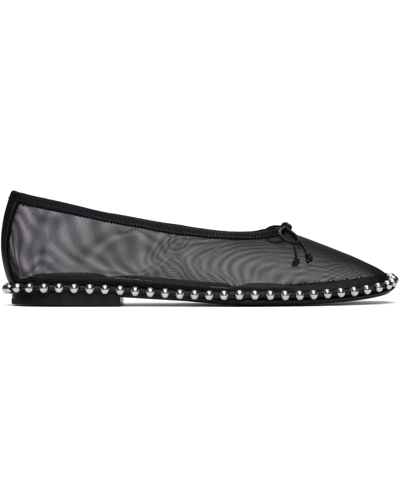 Alexander Wang Black Lina Ballchain Ballerina Flats Black