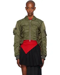 Andersson Bell Khaki Vitalina Bomber Jacket Khaki