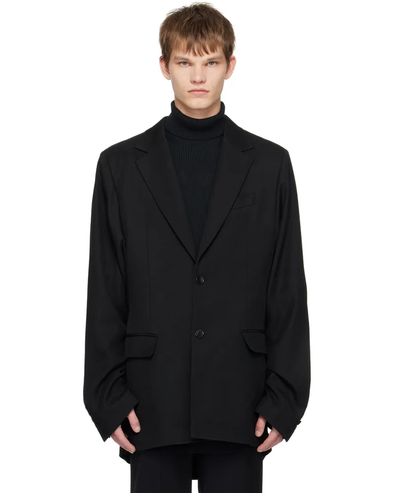 Doublet Black Invisible Blazer Black