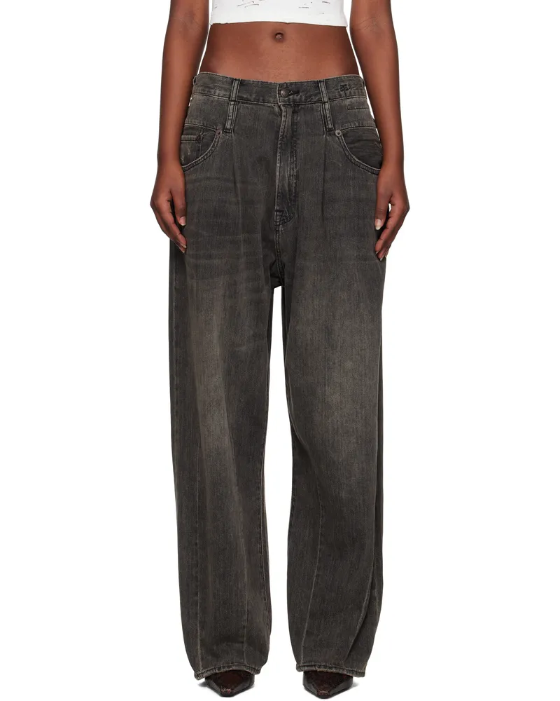 R13 SSENSE Exclusive Gray Double Loop Venti Jeans Ellery