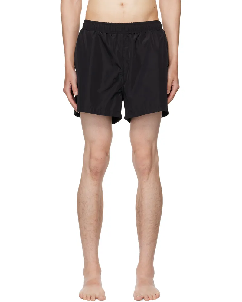 VETEMENTS Black Eagle Swim Shorts Black