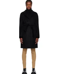 Max Mara Black Bingo Coat Black