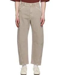 Christophe Lemaire Taupe Twisted Jeans Bgdenim