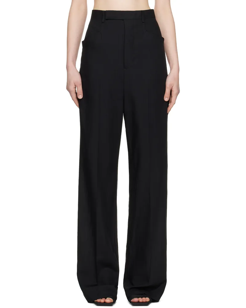 Rick Owens Black Hollywood Mastadon Trousers 09