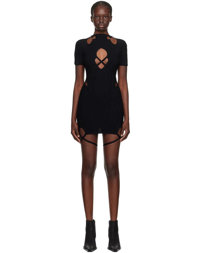 SRVC Black Claw Minidress Black