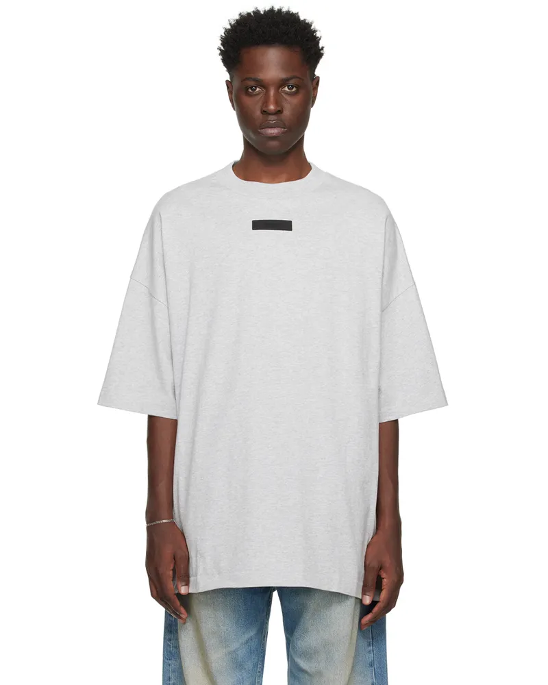 Fear of God Gray Crewneck T-Shirt Light