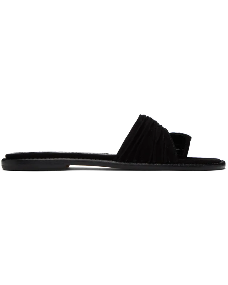 Manolo Blahnik Black Tibo Sandals 0015