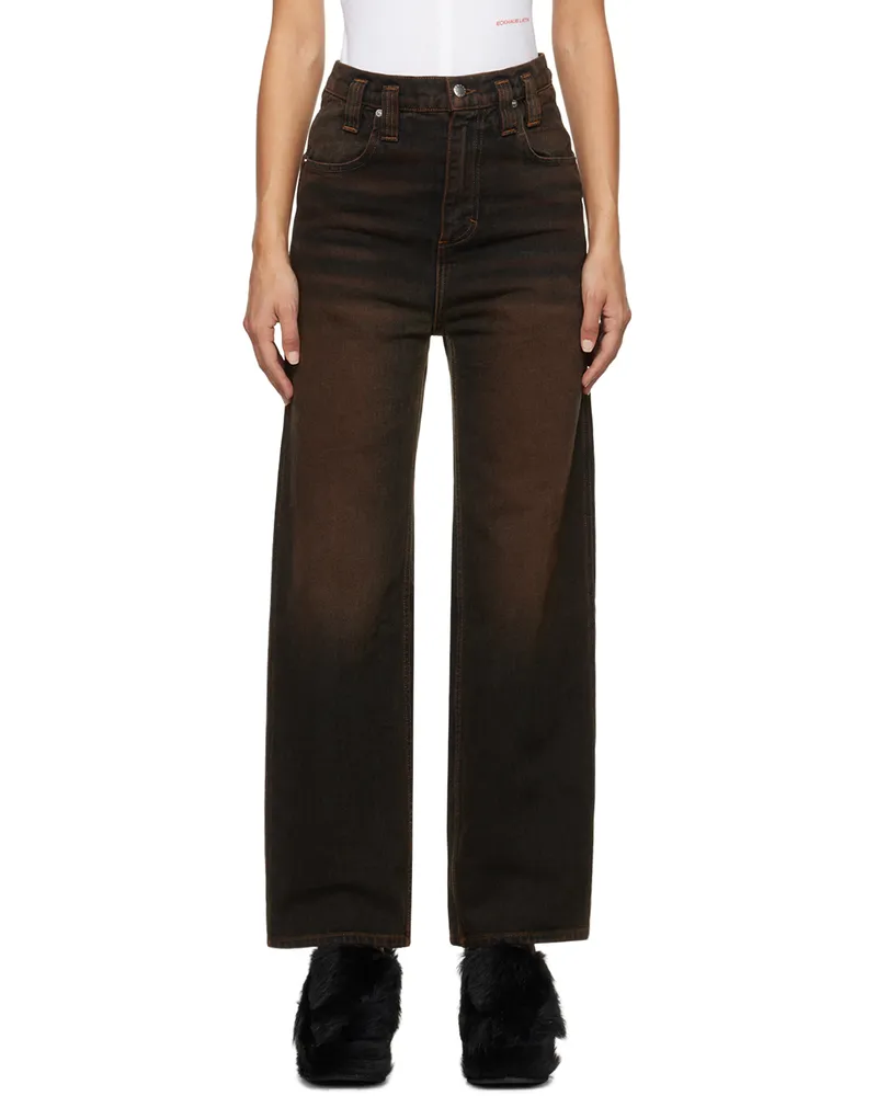 Eckhaus Latta Black Baggy Jeans Rodeo
