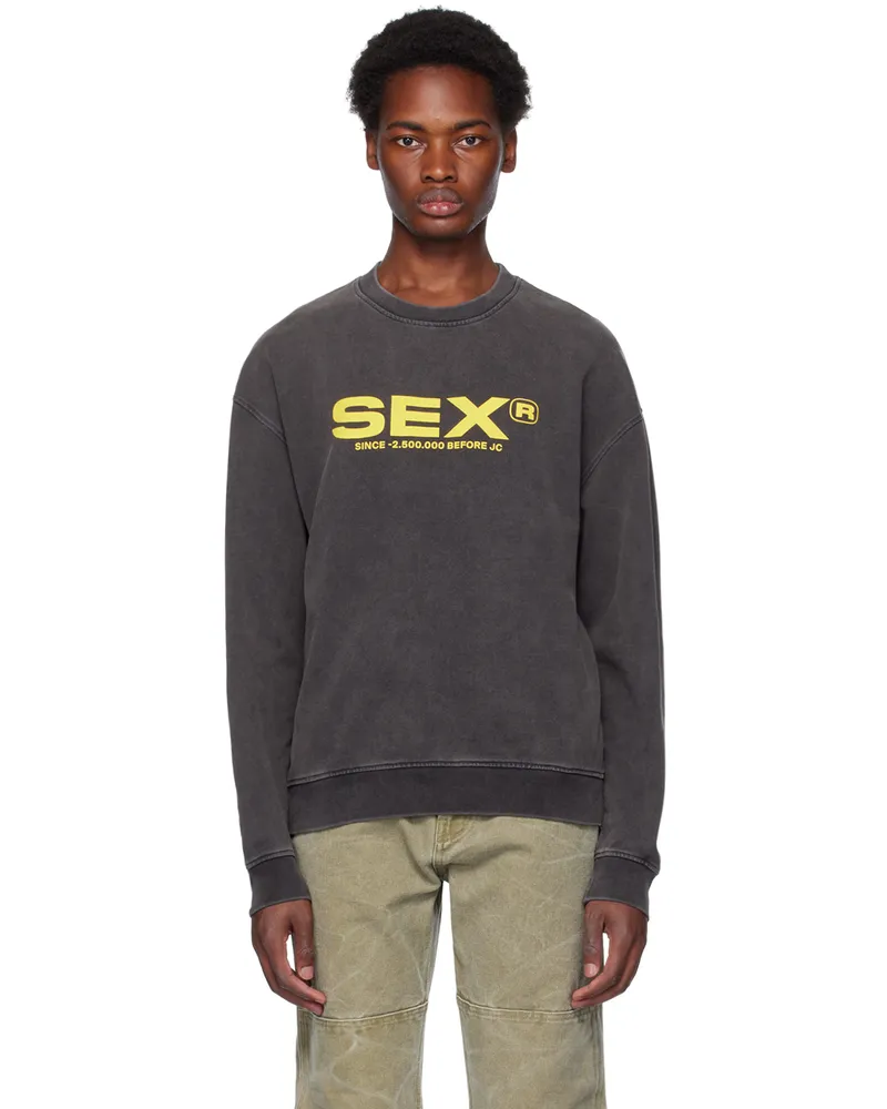 Carne Bollente Gray Oops, I Did It Again Sweatshirt Washed