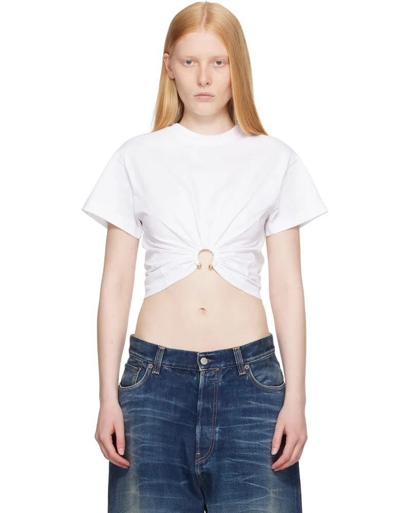 Paco Rabanne White Piercing T-shirt P109