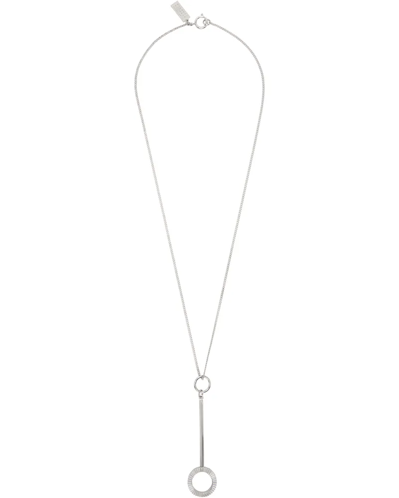 Maison Margiela Silver Curb Chain Necklace 951