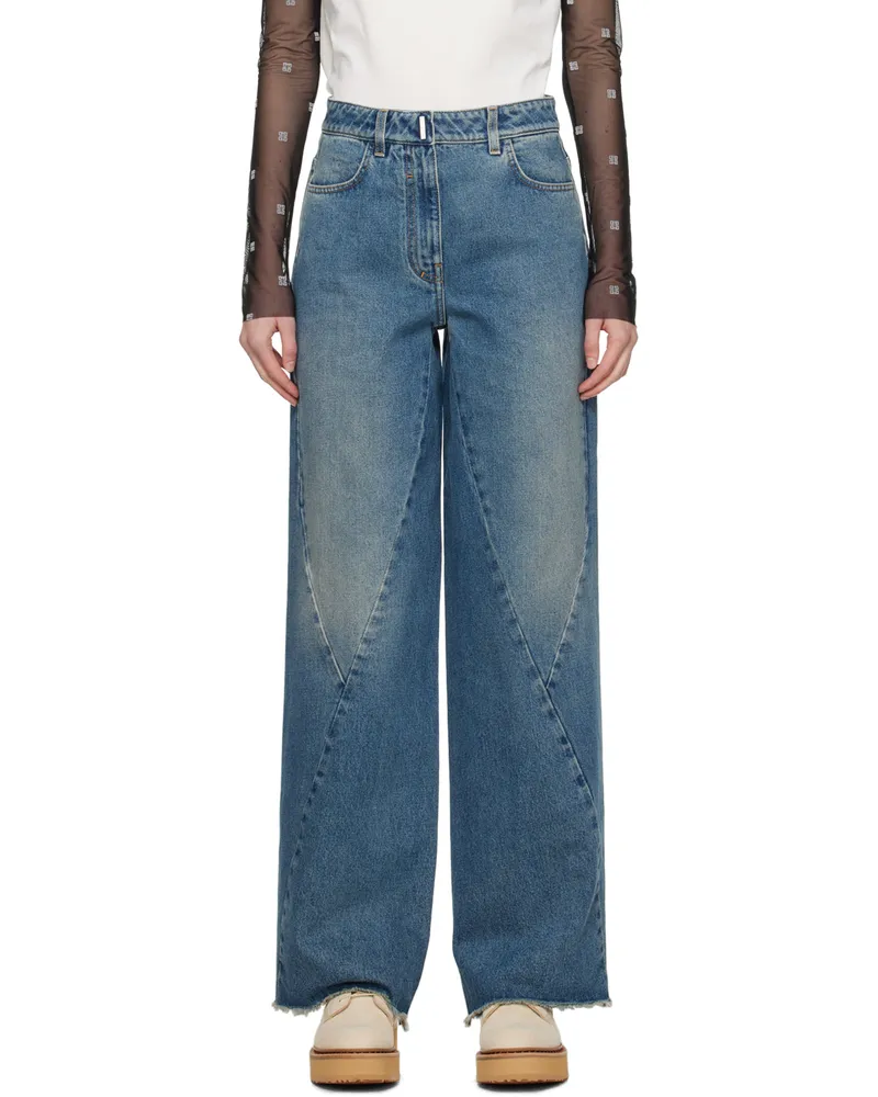 Givenchy Blue Twisted Jeans 420-medium