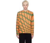 Orange & Green Tarone Long Sleeve T-Shirt