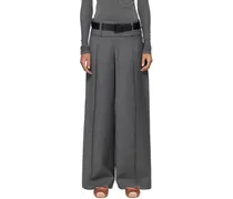 Gray 'The Palazzo' Trousers