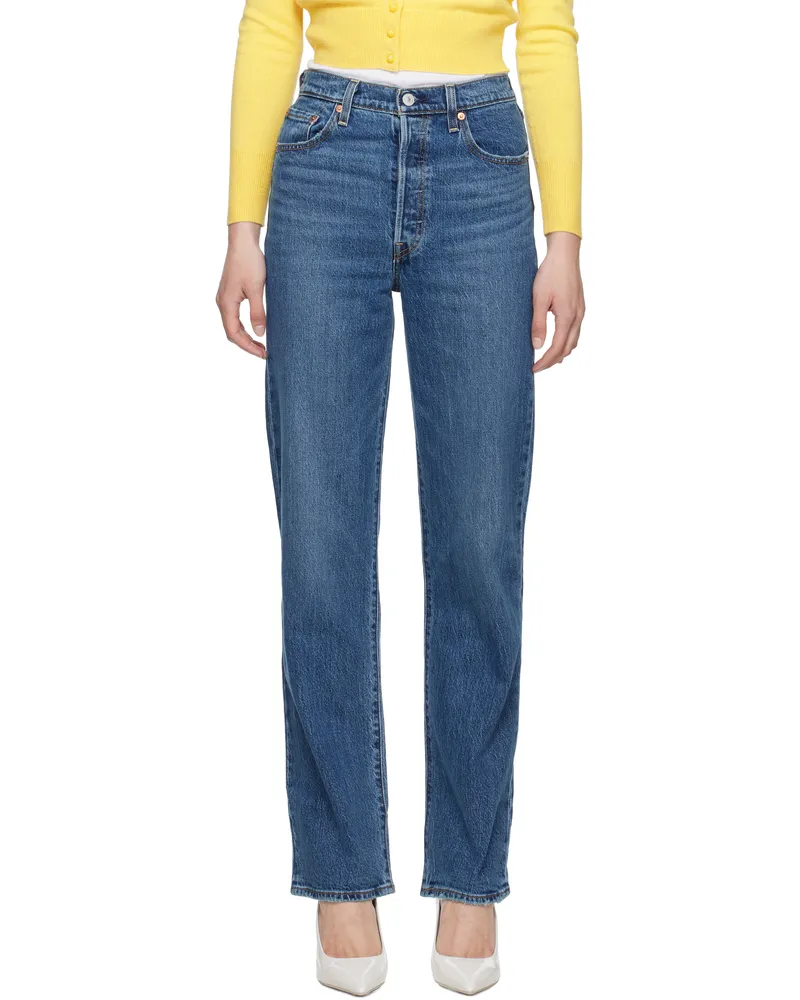 Levi's Blue Ribcage Full Length Jeans Valley