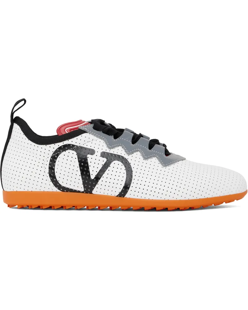 Valentino Garavani White Chromathon Sneakers 9k0