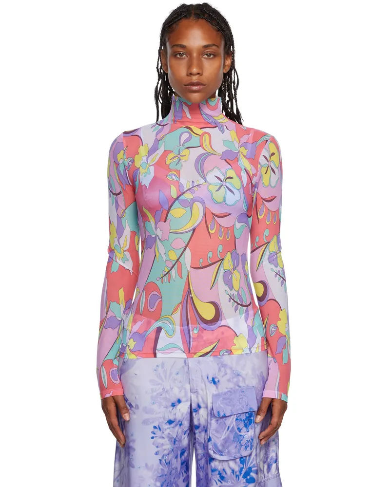 Collina Strada Multicolor Cardio Nova Turtleneck Italian